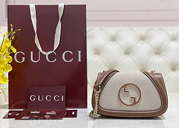Gucci Blondie Beige Shoulder bag 21.5x11x8cm - Unahubs