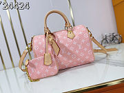 Louis Vuitton Speedy P9 Pink Bag 25x15x15cm - 1