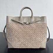 Bottega Veneta Andiamo Travel Bag Suede 43x39x20cm - Unahubs - 1