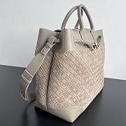 Bottega Veneta Andiamo Travel Bag Suede 43x39x20cm - Unahubs - 4