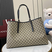 Gucci GG Emblem tote bag in black 45.5x30x16cm - Unahubs - 1