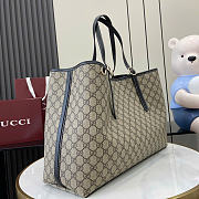 Gucci GG Emblem tote bag in black 45.5x30x16cm - Unahubs - 3