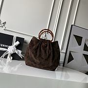 Chanel 26c Brown Suede 32x26x14cm - Unahubs - 1