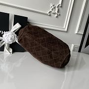 Chanel 26c Brown Suede 32x26x14cm - Unahubs - 4