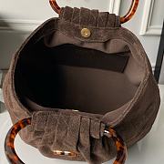 Chanel 26c Brown Suede 32x26x14cm - Unahubs - 2