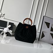 Chanel 26c Black Suede 32x26x14cm - Unahubs - 1