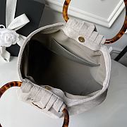 Chanel 26c grey Suede 32x26x14cm - Unahubs - 3