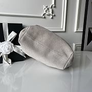 Chanel 26c grey Suede 32x26x14cm - Unahubs - 2