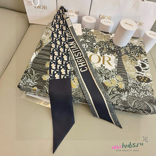 Dior Oblique Mizah Scarf 105x6cm - unahubs  - 1