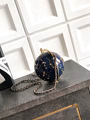 Chanel Small Evening Bag Dark blue - Unahubs - 3