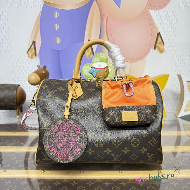 Louis Vuitton Speedy Soft 30 Monogram Orange 30x21x17cm - 1