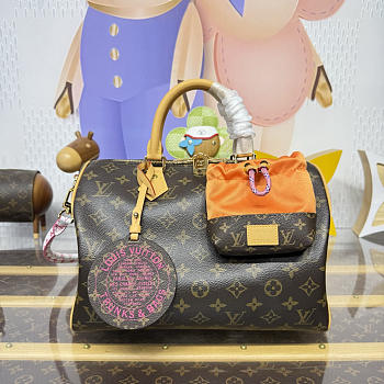 Louis Vuitton Speedy Soft 30 Monogram Orange 30x21x17cm