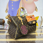 Louis Vuitton Speedy Soft 30 Monogram Orange 30x21x17cm - 4