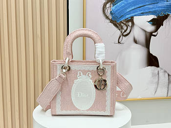 Dior Lady Bag Pink 24cm - Unahubs