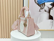 Dior Lady Bag Pink 24cm - Unahubs - 4