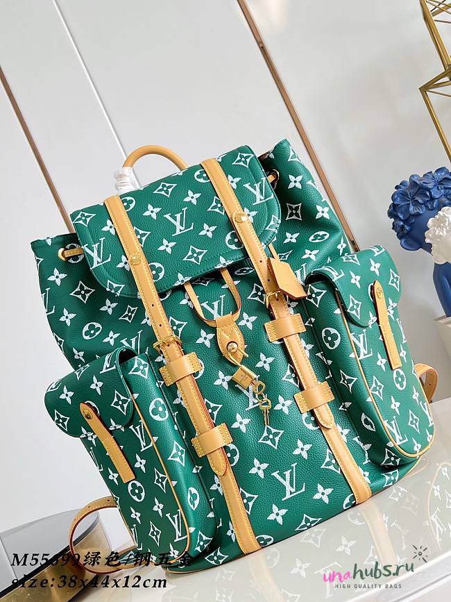 Louis vuitton Christopher Backpack Green 44x38x12.5cm - Unahubs - 1