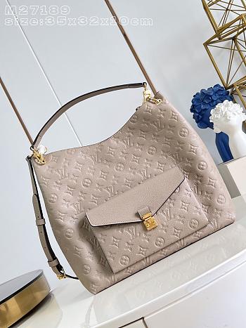 Louis Vuitton Hobo Métis Beige 35x32.5x10cm - Unahubs