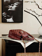 Chanel 26p Kelly Burgundy 19x13x7cm - Unahubs - 5