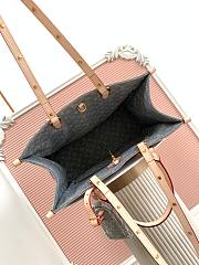 Louis Vuitton Onthego Grey Denim MM 35x27x14cm - Unahubs - 5