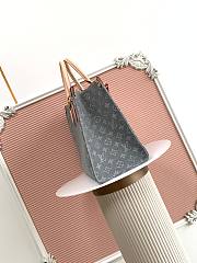 Louis Vuitton Onthego Grey Denim MM 35x27x14cm - Unahubs - 2