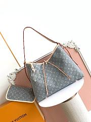 Louis Vuitton CarryAll MM Denim Grey 39x30x15cm - Unahubs - 1