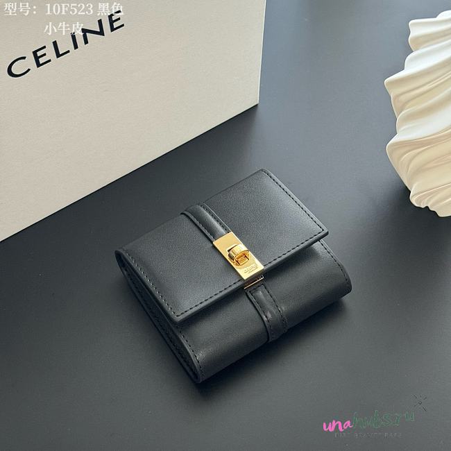 Celine Black Wallet 10.5x8.5cm - Unahubs - 1