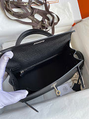 Hermes Kelly 25 Black Epsom 25cm - 2