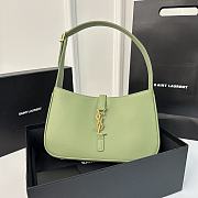 YSL Le 5 A 7 Green Bag 24.5x16x6cm - Unahubs - 1