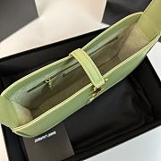YSL Le 5 A 7 Green Bag 24.5x16x6cm - Unahubs - 3