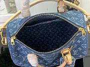 Louis Vuitton Speedy Soft 30 Denim Blue 30x21x17cm - Unahubs - 5