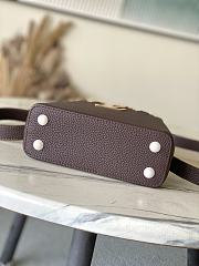 Louis Vuitton Mini Capucines Dark Brown 21x14x8cm - Unahubs - 4