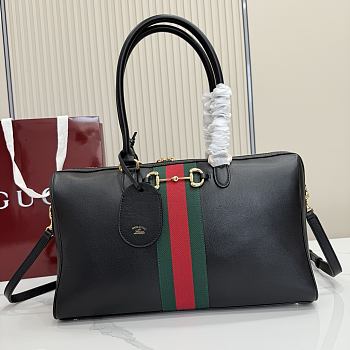Gucci Borsetto large boston bag black 38.5x12.5x13cm - Unahubs