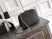 Chanel 25k Black Lambskin 16x16x12.5cm - Unahubs - 5