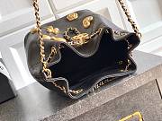 Chanel 25k Black Lambskin 16x16x12.5cm - Unahubs - 2