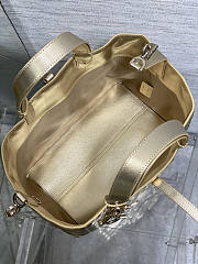 Dior Medium Toujours Bag gold 28.5x19x21cm - Unahubs - 5
