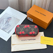 Louis Vuitton Sunglasses Case In Monogram Cherry Canvas - Unahubs - 1
