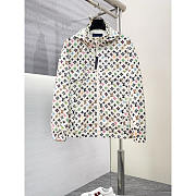 Louis Vuitton Multicolor Monogram Zip Hooded Windbreaker - Unahubs - 1