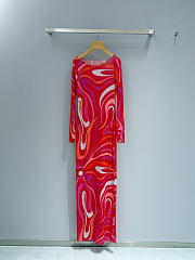 PUCCI Marmo printed mesh maxi dress - Unahubs - 1