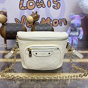 Louis Vuitton LV Mini Bumbag White 17x12x9cm - Unahubs - 1