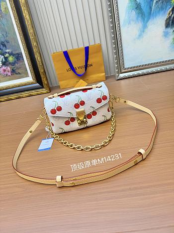 Louis Vuitton Pochette Métis East West Cherry 21.5x13.5x6cm - Unahubs