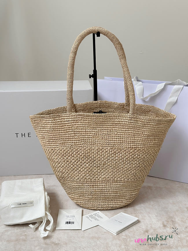 The Row Emilie Small raffia basket bag 27.5x14x17cm - Unahubs - 1