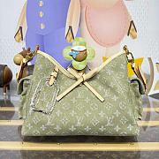 Louis Vuitton Carryall Cargo PM Khaki Denim 33.5x23x15cm - 1