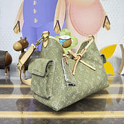 Louis Vuitton Carryall Cargo PM Khaki Denim 33.5x23x15cm - 4