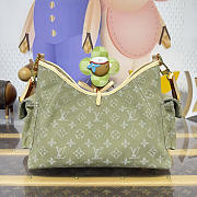 Louis Vuitton Carryall Cargo PM Khaki Denim 33.5x23x15cm - 2