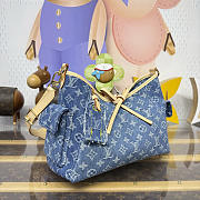 Louis Vuitton Carryall Cargo PM Blue Denim 33.5x23x15cm - 5