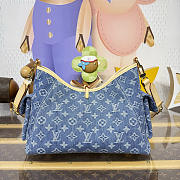 Louis Vuitton Carryall Cargo PM Blue Denim 33.5x23x15cm - 3