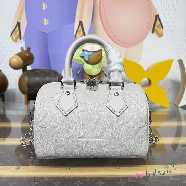 Louis Vuitton Speedy 20 Grey 20.5x13.5x12cm - Unahubs - 1