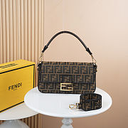Fendi Baguette Black Medium  - 1