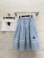 Chanel Blue Skirt  - 1