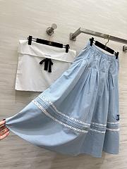Chanel Blue Skirt  - 3